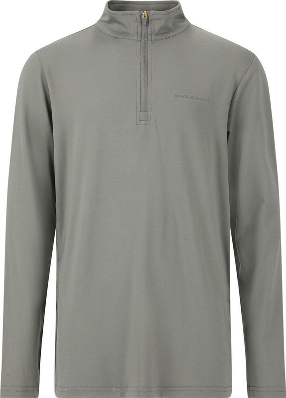 Endurance - Allan Jr - Midlayer - Blauw - 90% Polyester, 10% Elastaan, Ademend, Sneldrogend