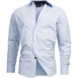 INDICODE JEANS Overhemd ' Kamby '  lichtblauw