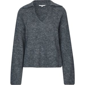 MbyM - Ubika-m Knit - Vest - Charcoal - Wolmix