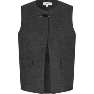 MbyM - Millo-M - Vest - Houtskoolgrijs - Mouwloos - Twee Zakken
