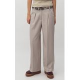mbyM - Cristiana Long-M - Pantalon - Beige - Linnen en Polyester