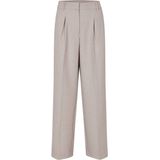 mbyM - Cristiana Long-M - Pantalon - Beige - Linnen en Polyester