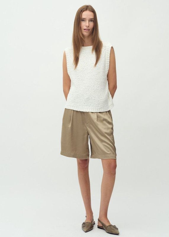 MbyM - Guri - Korte Broek - Beige - Satijn