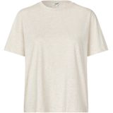 mbyM - Beejan-M - T-shirt - Beige gemêleerd - 100% Biologisch Katoen