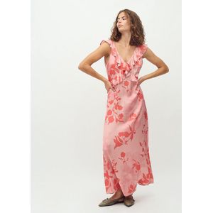 mbyM - Yannie-M Jurk - Maxi - Print - Satijn - Roze