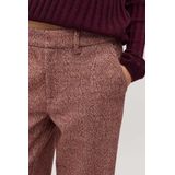 MbyM - Tarrina-M - Pantalon - Gemêleerd Rood - Middelhoog