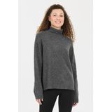 ATHLECIA Womens Daviana Knitted High Neck Trui (Dames |grijs)