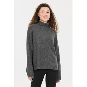 ATHLECIA Womens Daviana Knitted High Neck Trui (Dames |grijs)