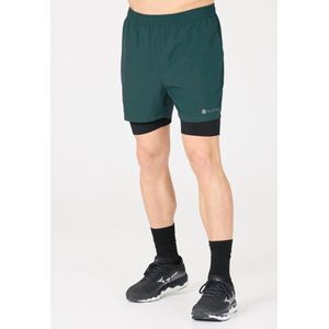 Virtus - Zayne - 2-in-1 Short - Zwart - Ademend en Elastische Taille