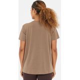 Athlecia - Functioneel Shirt - Bruin Gemêleerd - Kwartmouw