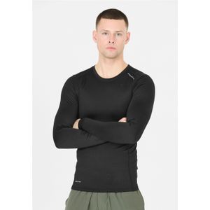 Endurance - Power - Heren Wintershirt - Zwart - Polyester/Elastaan