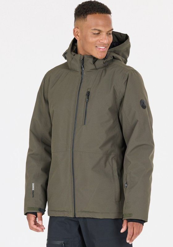 Whistler - Drizzle - Sportjas - Olijfgroen - Afneembare Capuchon