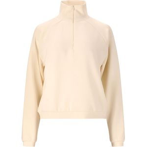 ATHLECIA - Elaina Sweat Shirt - Trui - Wit/Beige - Materiaal: 51% Polyester, 44% Modal, 5% Elastaan