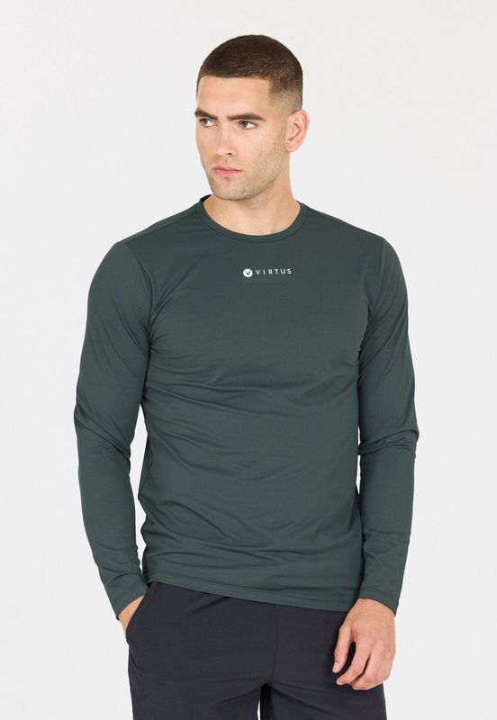 Virtus - Roger - Sportshirt - Zwart - Katoen - Sneldrogend