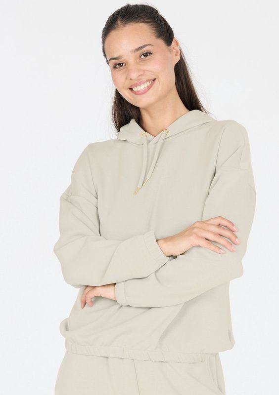 Sportief Sweatshirt - Namier - Effen - Capuchon - Losse Pasvorm