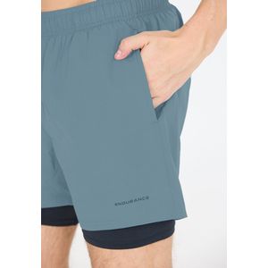ENDURANCE - Kros - Shorts - 2-in-1 - Heren - Sneldroogtechnologie - Polyester en Elastaan