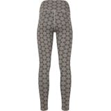 Athlecia - Mist W Printed Tights - Zwart - Elastisch - Vochtregulatie
