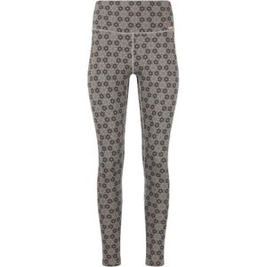 Athlecia - Mist W Printed Tights - Zwart - Elastisch - Vochtregulatie