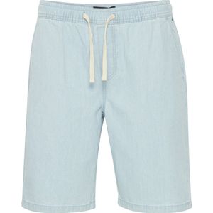 BLEND Broek  lichtblauw / wit