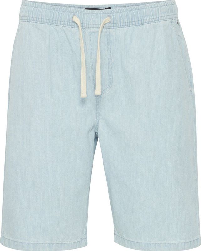 BLEND Broek  lichtblauw / wit