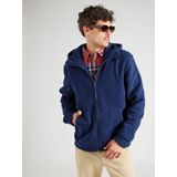BLEND - Fleece Jas - Blauw - Met Capuchon - Normale Pasvorm