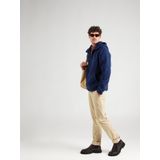 BLEND - Fleece Jas - Blauw - Met Capuchon - Normale Pasvorm