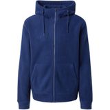 BLEND - Fleece Jas - Blauw - Met Capuchon - Normale Pasvorm