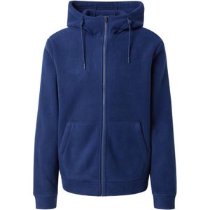 BLEND - Fleece Jas - Blauw - Met Capuchon - Normale Pasvorm