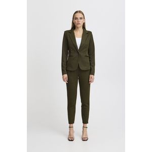 Ichi Blazer Ihkate Jacquard - Dames - Strakke Pasvorm - Normale Lengte