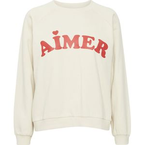 Sweater - LELA - Sweatstof - Lange Mouwen - Normale Pasvorm