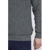 BLEND - Trui - Lichtbeige - Geribbelde Kraag - Lange Mouw