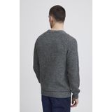 BLEND - Trui - Lichtbeige - Geribbelde Kraag - Lange Mouw