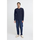 Blend - Redhill - Trui - Rood - Ronde Hals - Lange Mouwen