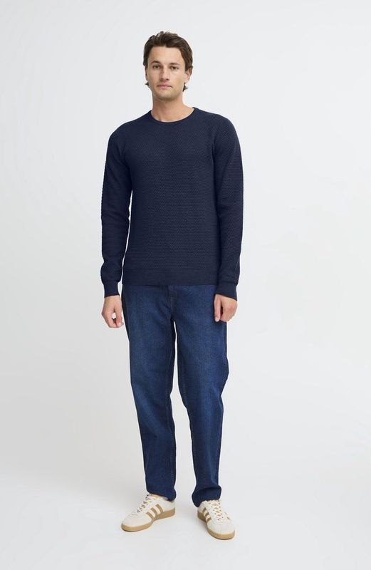 Blend - Redhill - Trui - Rood - Ronde Hals - Lange Mouwen