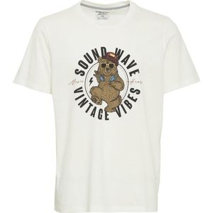 BLEND Shirt  bruin / zwart / wit