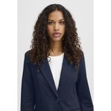 Ichi, Dames, Jassen, Blauw, Maat: L Leer,