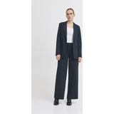 Ichi, Dames, Jassen, Blauw, Maat: L Leer,