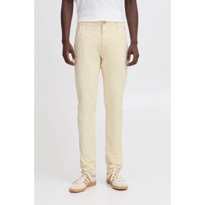 Chino Broek - Bleached Sand - Riemlussen - Steekzakken - Ritssluiting
