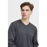 Blend - Bhbruton - V-hals Trui - Tijdloos - Slim Fit