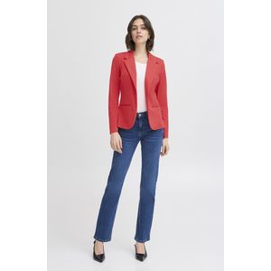 Blazer - Effen - Slanke Pasvorm - Lange Mouw - Normale Lengte