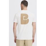 T-shirt - Ronde Hals - Logoprint - Jersey - Normale Pasvorm - Kwartmouw