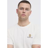 T-shirt - Ronde Hals - Logoprint - Jersey - Normale Pasvorm - Kwartmouw