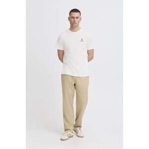 T-shirt - Ronde Hals - Logoprint - Jersey - Normale Pasvorm - Kwartmouw