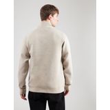 Sweatvest - Mélange - Sweatstof - Opstaande Kraag - Normale Pasvorm