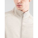 Sweatvest - Mélange - Sweatstof - Opstaande Kraag - Normale Pasvorm