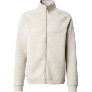 Sweatvest - Mélange - Sweatstof - Opstaande Kraag - Normale Pasvorm