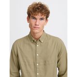 CFAnton - Overhemd - Knoopsluiting - Linnen - Lange Mouw