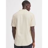 Blend - Casual Overhemd - Zand - Korte Mouwen - Regular Fit