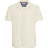 Blend - Casual Overhemd - Zand - Korte Mouwen - Regular Fit