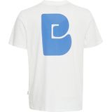 T-shirt - Effen - Jersey - Ronde Hals - Kwartmouw